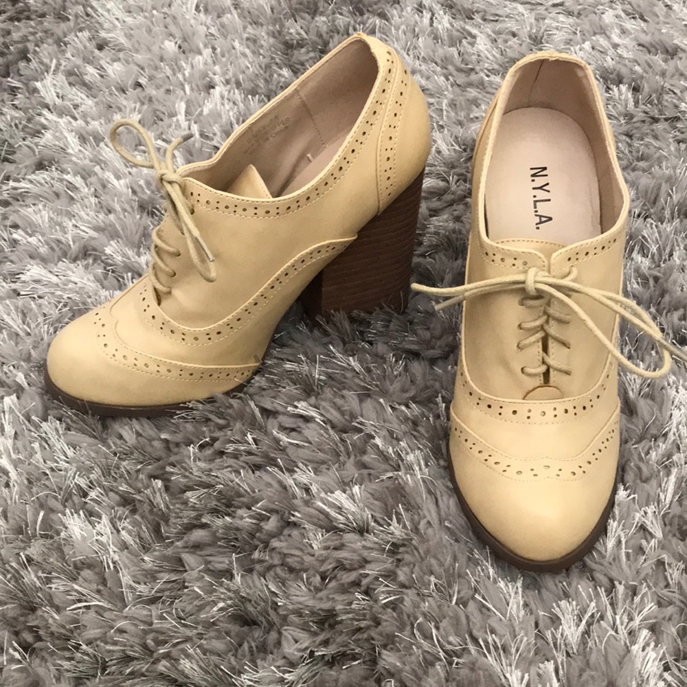 Oxford dazey style block heels